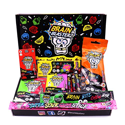 Brain Blasterz - Box di caramelle aspre, contiene Brain Breakerz, C...