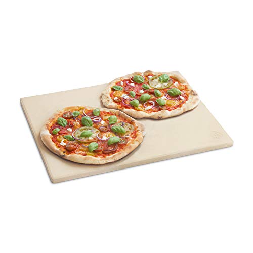 BURNHARD Pietra refrattaria per Pizza 45 x 35 x 1,5 cm Rettangolare...