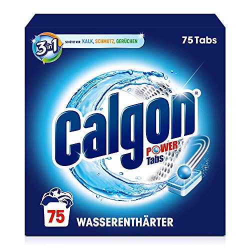 Calgon Powerball 2 in 1 Tabs - Addolcitore contro calcare e sporcizia nella lavatrice
