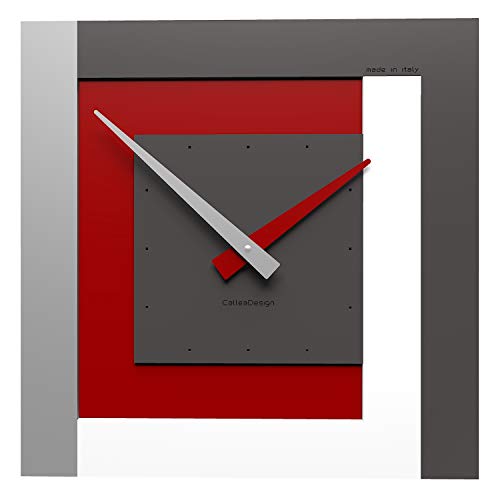 CalleaDesign 40 cm Orologio da Parete Clock40 Rubino