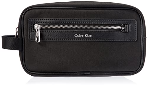Calvin Klein Urban PRO Washbag, Accessori da Viaggio-Portafogli Tri-Fold Uomo, Schwarz, Taglia Unica
