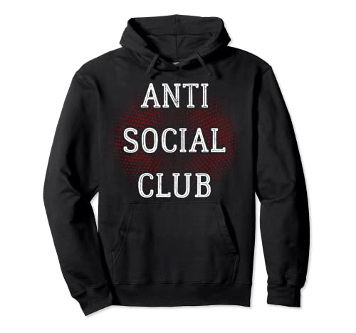 Camicia Anti Social Club Divertente Antisociale Antisociale Felpa con Cappuccio