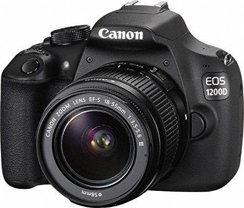 Canon EOS 1200D Fotocamera Reflex Digitale 18 Megapixel con Obietti...