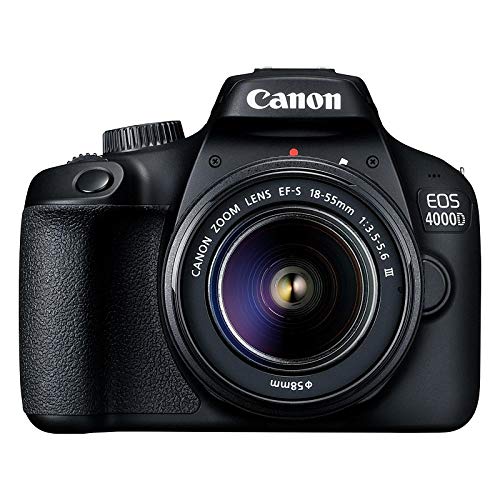 Canon Italia EOS 4000D + EF-S DC III Fotocamera Reflex, Nero, Lungh...