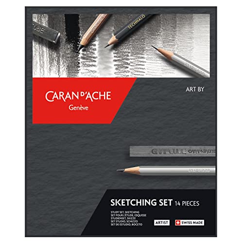 Caran d Ache Art by Sketch - Set da 14 pezzi