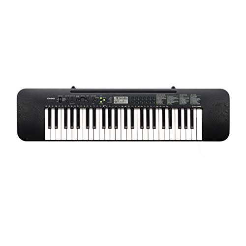 Casio CTK-240 - Tastiera Pianoforte Digitale a 49 Tasti, 100 Timbri, 100 ritmi e 50 Brani, Nero, 91.4 × 23.7 × 7.5 cm