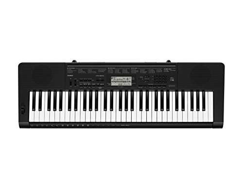 Casio CTK-3500 - Tastiera digitale arranger polifonica 61 tasti stile pianoforte a 48 note, Nero