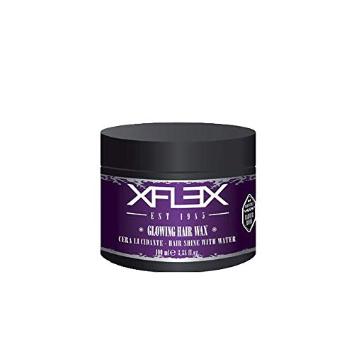 CERA PER CAPELLI PROFESSIONALE XFLEX HAIR WAX 3 VARIANTI 100ML EXTRA FORTE PARRUCCHIERE (GLOWING)