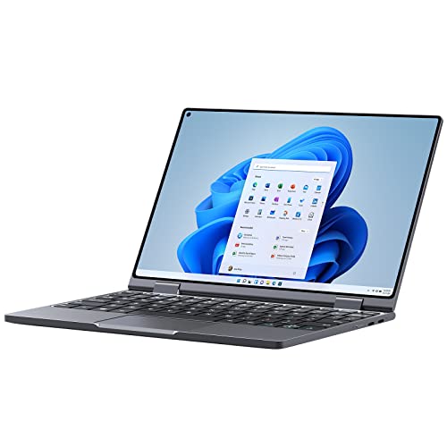 CHUWI MiniBook X Laptop 10,8 pollici 2k 2560 * 1600 Schermo, 12 GB RAM, 512 GB SSD Intel Celeron N5100 fino a 2,8 Ghz, Windows 11, Yoga rotante a 360°, Toccabile,Tipo-C, BT5.1