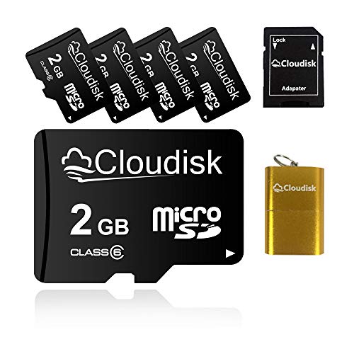 Cloudisk Confezione da 5 Micro SD Card con adattatore MicroSD Card ...