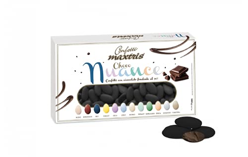 Confetti Maxtris Choco Nuance Nero, Cioccolato