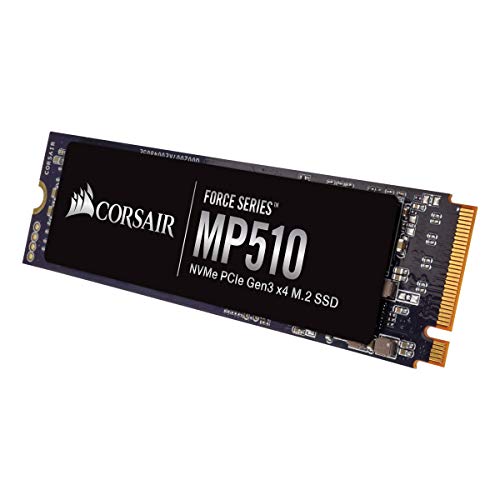 Corsair Force MP510 NVMe PCIe Gen3 x4 M.2 - SSD, Velocità di Lettura Fino a 3480 MB s, 240 GB, Nero