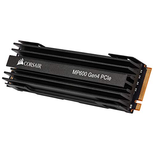 Corsair Force MP600 PCIe Gen.4 Unità SSD M.2 NVMe, Velocità di Lettura Fino a 4950 MB s, 500 GB, Nero