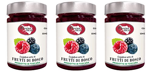 CUCINA TOSCANA - Confettura Extra di Frutti di Bosco 3x320g