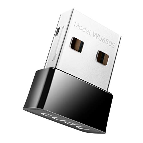 Cudy WU650 Adattatore WiFi USB AC650 433Mbps + 200Mbps USB per PC con modalità SoftAP - Nano Size | Compatibile con Windows XP   7 8   8.1 10, Mac OS 10.6~10.11