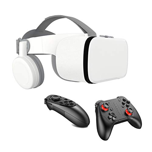 Cuffie VR con Telecomando, Cuffie 3D VR (Realtà Virtuale) per Giochi VR E Film 3D, Sistema per La Cura degli Occhi per iPhone E Smartphone Android (Grande Vendita)!