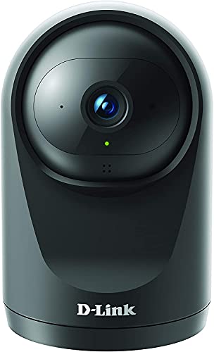 D-Link DCS-6500LH videocamera compatta mydlink Wi-Fi Full HD Pan & Tilt, visione notturna, rilevamento di suoni movimenti, audio a 2 vie, registrazione video su app cloud scheda SD, sicurezza WPA3