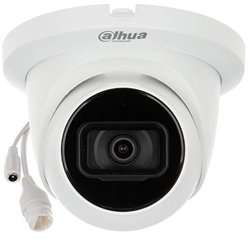 DAHUA - Mini videocamera da 4 MP IP con PoE, visione notturna, 30 m, telecamera di sorveglianza di rete IPC-HDW2431T-AS-S2
