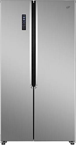 Daya, frigorifero side by side, DFA-550NV2XF0, classe F, kitchen slim (profondo 60 cm), total inox, total no frost, display LCD