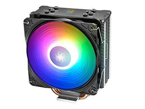 DEEP COOL GAMMAXX GT ADD-RGB, Dissipatore CPU, Ventola 120mm con Illuminazione RGB Indirizzabile, Include Un Controller Via Cavo