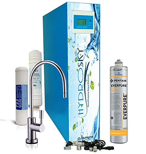 Depuratore Acqua HydroSky ForHome a Microfiltrazione Multistadi Da Sotto Lavello per Acqua Purificata Liscia - V1.3