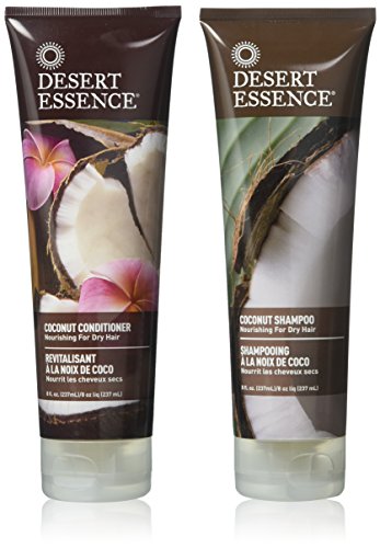 Desert Essence - Shampoo e Condizionatore al cocco - Duo Pack - 2 x...