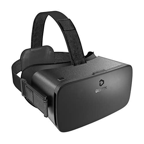 DESTEK Occhiali VR V5 per cellulari, Regali Occhiali HD VR 110° FOV Auricolare di realtà virtuale con pulsante a sfioramento per iPhone Samsung Android, occhiali 3D per schermo da 4,7-6,8 pollici