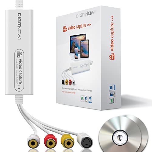 DIGITNOW! USB 2.0 Video Capture Card Pro Version Convertitore da VH...