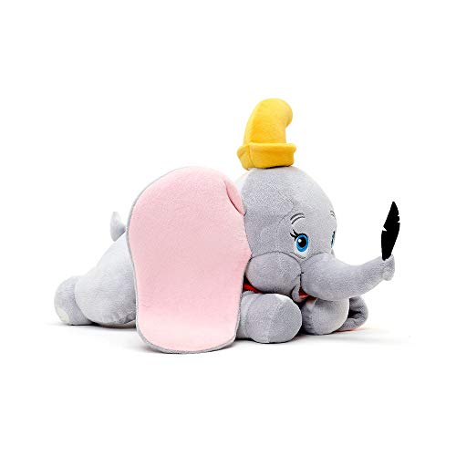Disney Peluche di Dumbo Piccolo Store, 31 cm 12, Peluche in Posizione Volante, con Dettagli Ricamati e Orecchie 3D, per Tutte Le età