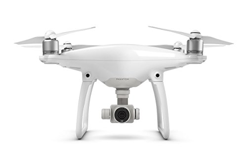 DJI Drone Phantom 4 con Videocamera 12 MP 4K, Bianco