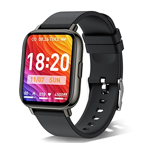 Donerton Smartwatch Orologio Fitness Tracker Uomo, 1.69 pollici Activity Tracker, Impermeabile IP68 smart watch, 24 Modalità di Allenamento, 24 ore Cardiofrequenzimetro Sonno Monitoraggio Contapassi