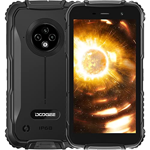 DOOGEE S35 Rugged Smartphone[2022], 4350mAh Economici Cellulari, Andriod 11 4G Dual SIM Telefono Cellulare, Quad-Core 3 + 16GB, 512GB Espandibili, Fotocamera AI da 13MP, 5 Pollici HD+, IP68 IP69K, GPS