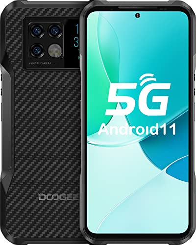 DOOGEE V20 Rugged Smartphone Dual 5G, 8+256GB Telefoni Cellulari, Telefono Indistruttibile con 6,43”AMOLED FHD+, 64MP+20MP Visione Notturna,Dimensity 700 Octa-Core, Android 11 Cellulare, IP68 IP69K