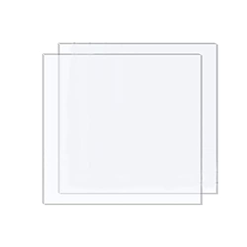 OLYCRAFT 12 pezzi 12 x 17 pollici foglio acrilico trasparente spessore 1 mm cornice cornice vetro sostituzione per cornici finestre cornice fai da te progetti artigianali 