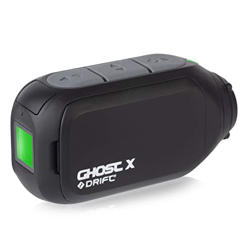 Drift Ghost X Action Camera - fino a 8-ore di batteria, HD 1080p, Obiettivo Rotante, Modalità-Dashcam, Video-Tagging, Wi-fi, Microfono Esterno Opzionale, Forma Elegante