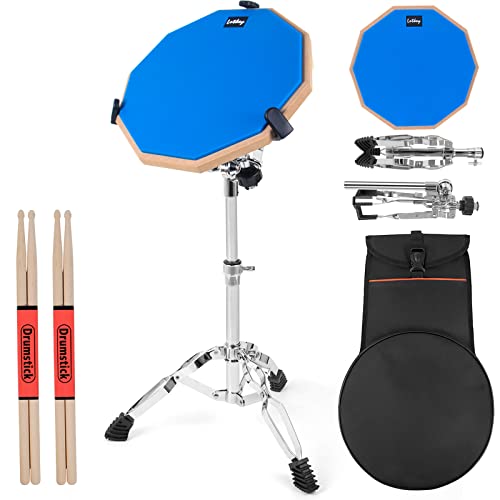 Drum pad 12  with stand(blue)