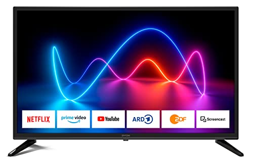 DYON Smart TV 32 XT 80 cm (32 pollici), HD Smart TV, Triple Tuner, Prime Video, Netflix & HbbTV)