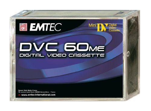 Emtec Cassetta Vierge Mini-DV 60 Min, 5 Pezzi in Pack, 347615E