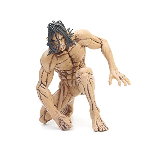 Eren Jaeger Action Figure Personaggio anime Modello in PVC Ornamento Regalo Collezione di statue da tavolo Regalo di compleanno Ragazzo e fan 15 cm