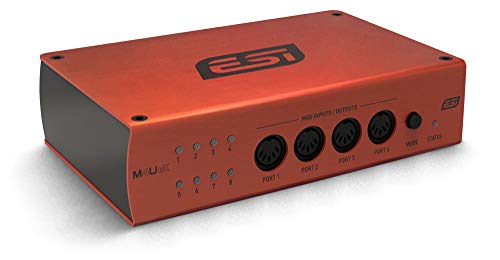 ESI M4U eX | Interfaccia MIDI USB 3.0 a 8 porte con hub USB...