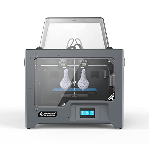 FLASHFORGE Stampante 3D Creator Pro2 Viene Fornito Con Sistema a Doppio Estrusore Indipendente, Touch Screen da 3,5 Pollici, Volume Di Costruzione 200 X 148 X 150mm