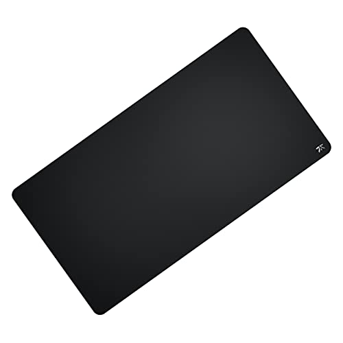 Fnatic Dash PRO XD - Tappetino per Mouse da Gioco esteso per Esport con Bordi cuciti e Base in Gomma Antiscivolo, Superficie Veloce (Dimensione Desktop XL, Nero) - 950 x 500 x 3mm