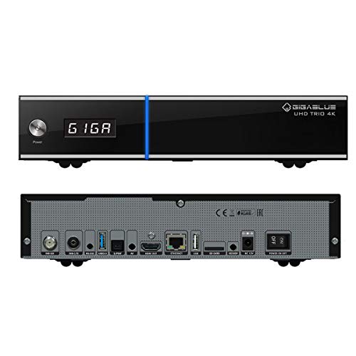 GigaBlue UHD Trio 4K 1x DVB-S2X 1XxDVB-T2 C Linux SAT IP Multiroom ...
