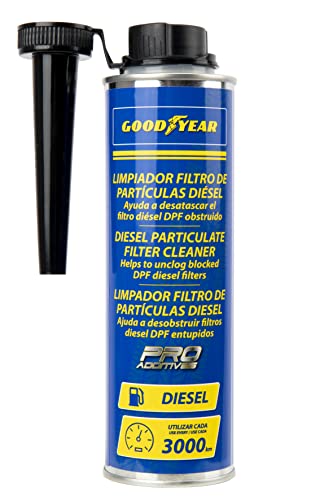 Goodyear Pulitore del Filtro Antiparticolato Diesel PRO Additives, Additivo per Carburante, 300 ml