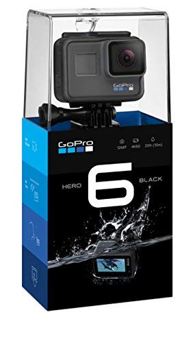 GoPro HERO6 Videocamera di azione (4K, 12 MP, robusta e sommergibil...