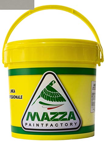 Guaina Liquida Impermeabilizzante Monocomponente Colorata Pedonabile All’Acqua Colorificio Mazza lt 5 lt 14 (5 Litri, Grigia)