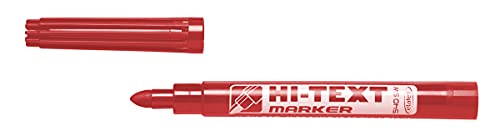 HI-TEXT 540SW MARKER pennarello ad acqua punta grossa - Scatola 20 pezzi monocolore ROSSO