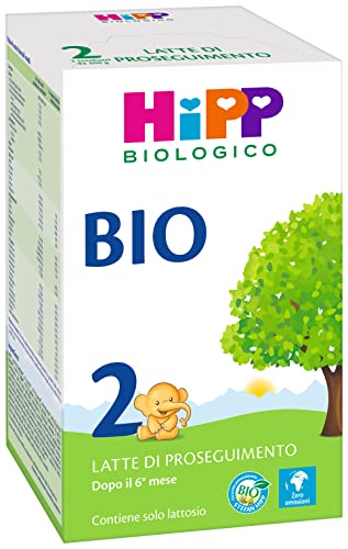 HiPP - Latte 2 Di Proseguimento Bio, In Polvere, 4 Confezioni Da 60...