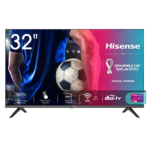 Hisense 32AE5500F Smart TV LED HD 32 , Bezelless, USB Media Player, Tuner DVB-T2 S2 HEVC Main10