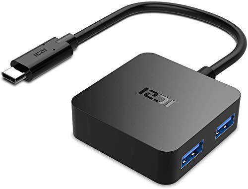 Hub USB C, Adattatore ICZI Thunderbolt 3 con Splitter Dati a 4 Porte USB 3.0 per Macbook Air Pro, Chromebook Pixel, Huawei Matebook e Notebook di Tipo C